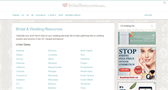 Desktop Screenshot of bridalresources.com